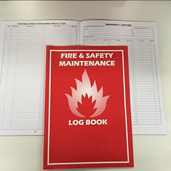 FIRE LOG BOOK -A4- BRAND NEW - COMPLIANT (1): Amazon.co.uk: Office Products
