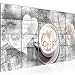Produktbild Bilder Kaffee Küche Wandbild 150 x 60 cm Vlies - Leinwand Bild XXL Format Wandbilder Wohnzimmer Wohnung Deko Kunstdrucke Weiß 5 Teilig - MADE IN GERMANY - Fertig zum Aufhängen 012856c