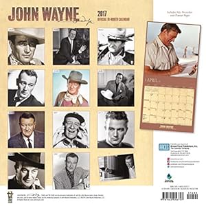 John Wayne 2017 Wall Calendar (Square Wall)