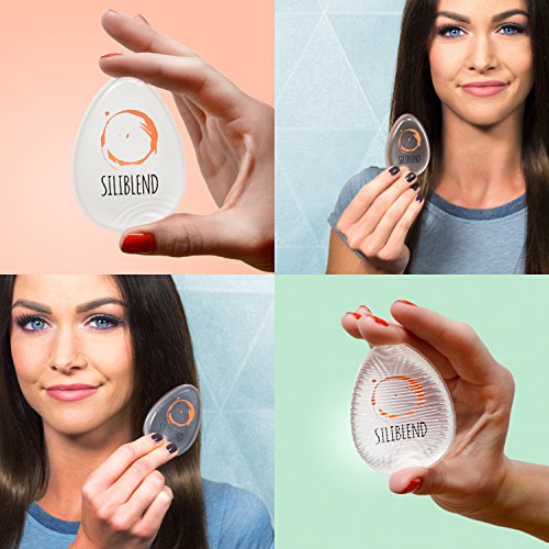 SILIBLEND © DER ORIGINAL PREMIUM SILIKON BLENDER VON IMPERIO | Perfekt zum Auftragen von Make Up & Foundation | 100% Silikon – Super hygienischer Silikon Sponge | Make Up Silikon Blender | Make up Schwamm Silikon - 3