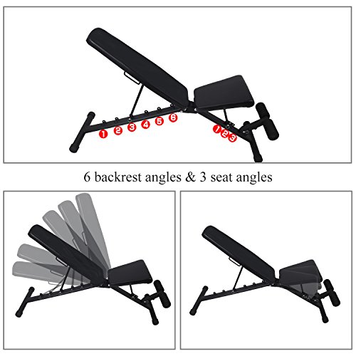 Compara Precios para JUFIT Banco de Musculación Multiposición JF119
Adjustable sit up Fitness Training Banco, Banco de Entrenamiento
Plegable, Carga Cáxima 300 kg, Negro En línea