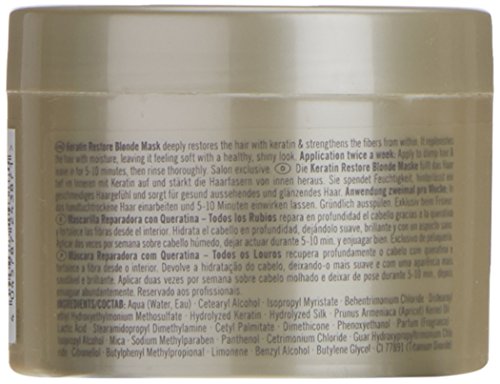 Schwarzkopf Professional Pflegekollektion Keratin Restore Blond Treatment, 200 ml, 1er Pack (1 x 1 Stück) - 2