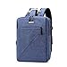 Produktbild USB Oxford Reisestoff Business Student Doppelrucksack blau