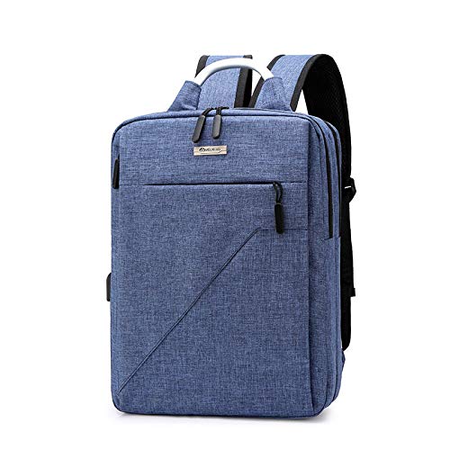 Preisvergleich Produktbild USB Oxford Reisestoff Business Student Doppelrucksack blau