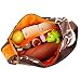 Prochive Mummy Handbag Baby Diaper Nappy Changing Bag Multifunctional Diaper Bag Giraffe Brown (Orange)