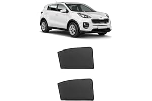 TUNEZ® Sunshades - Custom Side Window Sunshades Magnetic Sun Shade Rear Door Side Car (Compatible with KIA Sportage, QL Year 2015-2020)