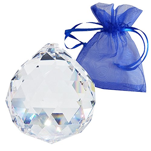 Kristallkugel ø 40 mm im feinem Geschenkbeutel 30% Pbo Hochbleikristall Regenbogenkristall Kristall Kugel Fensterdeka Feng Shui Kristallglas - 8