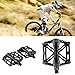 Produktbild Paar Aluminiumlegierung Flach Plattform Fahrrad Radfahren Reiten Pedale Treadle
