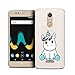 Produktbild Wiko Upulse Hülle Niedlich Einhorn Weichem Transparent Silikon [Scratch-Resistant] Clear Bumper Handy Tasche Telefon Etui TPU Schale für Wiko Upulse (5,5 Zoll)