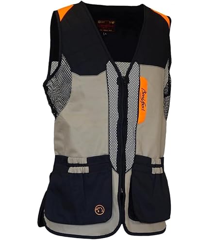 Gilet De Chasse Chiruca Osiris 08 - Poche Filet, Protections épaules, Imperméable, Respirant, 530 G