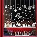Produktbild NBKLS Wandaufkleber DIY Weiß Schnee Weihnachten Wandaufkleber Fensterglas Festival Abziehbilder Abnehmbare Weihnachten Aufkleber Jahr Weihnachtsschmuck