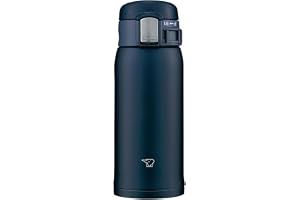 Zojirushi SM-SF36-AD termosmugg 360 ml – rostfritt stål, vakuumisolering, läckagesäker, lätt, en touch-förslutning, BPA-fri