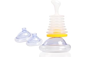 Choking Rescue Device, Dispositif Anti Etouffement Enfant et Adultes, Professionnel de Choking Emergency Device - Accessoires de Trousse Secours, Dispositif de Sauvetage Par Anti Etouffement(Jaune)