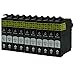 Produktbild Kompatible Tintenpatronen Ersatz für Epson E-0711 T0711 T0712 T0713 T0714 T0715 Hohe Kapazität Tintenpatronen Kompatibel für Epson Stylus SX218 SX515W SX400 SX200 D78 D92 D120 DX4000 DX4050 DX4400 DX4450 DX6050 DX7000F DX7400 DX8400 SX115 SX205 SX209 SX210 SX215 SX405 SX405WiFi SX510W BX600FW Tintenpatronen für Inkjet Drucker (10 Schwarz)