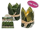 Lieferung: 12x Teelichtglas im Display