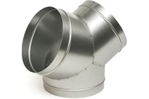 Weedness Raccord Y 150 mm en métal pour Ventilateur d'aspiration Filtre à Charbon ducté