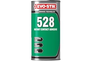 EVO-STIK 528 Instant Contact Adhesive - 500ml - Multi-Purpose Adhesive - High Shear Strength - Good Temperature Resistance - Excellent Final Bond Strength
