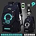 Produktbild ZSBB Wanderrucksack Schultasche Männer Mode Trend Reisetasche männlichen Schultertasche koreanischen High School Student Akademie Wind Computer Rucksack, 770 Lade Musik Junge Passenden Brustbeutel