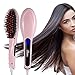 Produktbild OBELLA Glätteisen Haarglätter Bürste Glättbürste Ionen Styling Glättungbürste Mit Schnellaufheizungsfunktion Und Perfekt Hitzeschutz Absolut-Anti-Verbrühung Anion Hair Straightener Für Glattes Und Geschmeidig Glänzendes Haar (Rosa)