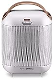 De'Longhi HFX30C18.IW Keramik-Heizgerät | Mobile Heizung für schnelle und punktuelle Wärmeversorgung | 2 Leistungsstufen | Anti-Frost-Funktion | 1.800 W Leistung | Weiß