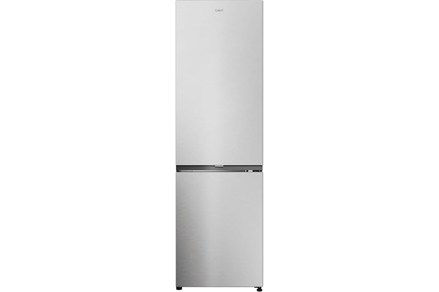 CANDY City Fresco 300 CNCQ2T518EX, Frigorífico Combi, 280L, Ancho 55cm, Altura 182cm, Total No Frost Circle+, Cajón Verdulero