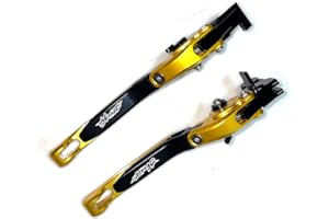 YANG HUA Leve per freno e frizione, pieghevoli e regolabile, lavorazione a CNC per Honda CB600F / CB650F, Hornet 2007, 2008, 2009, 2010, 2011, 2012, 2013.