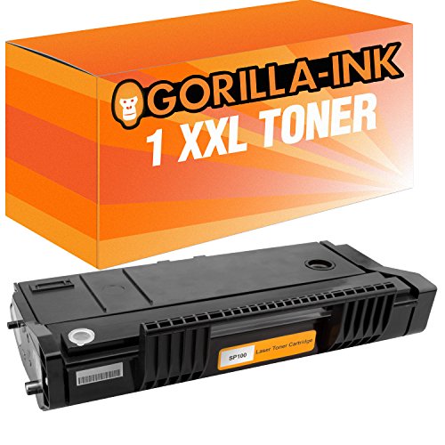 Gorilla-Ink® 1 Toner XXL kompatibel für Ricoh SP 100 Black Aficio SP100 E SP100 SP100 SUE SP100 SF SP100 SU SP100 SFE SP110 Series SP112 E SP112 SP112 SFE SP112 SF SP112 SUE SP112 SU SP112 E