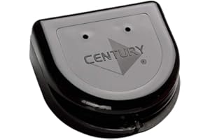‎CENTURY Century Mundschutz Kampfsport Aufbewahrungsbox Case Zahnschutz Dose (Schwarz)