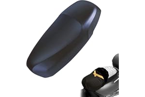 BOGORO Motorrad Sitzbankbezug PU Leder Sitzbezug Motorrad Sitzabdeckung für Motorrad Roller, Ersetzen, Wasserdichter Sitzbezüge Winter und Sommer Dual Use Regenfest Staubdicht (Schwarz)