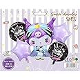 Atpata Funky Sanrio Theme Purple Foil Balloons for Kids Sanrio Birthday Party Decoration