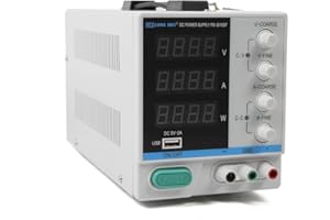 PANFUDONGK Labornetzteil Schaltnetzteil Labornetzgerät PS-3010DF Stabilisator Einstellbares Netzteil LED Digitalanzeige 30V 10A EU 220V für Forschung und Hochschulen