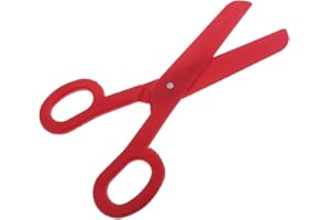 OSHHNI Große Schere Neuheit Geschenk Kostüm Requisite 38 X 15 rot