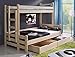 Produktbild Massivholz Kiefer Etagenbett 2Liegeflächen inkl.2Matratzen Hochbett 200x120 BENIAMIN II