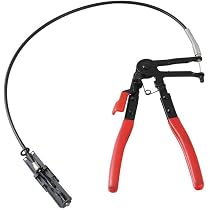 Hose Clamp Tool, Car Used Flexible Wire Long Range Hose Clamp Pliers Fuel Oil Water Hose Pipe Repair Tool