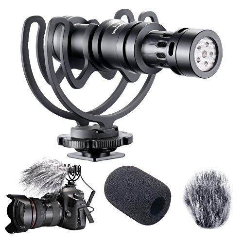 Neewer Micro Cam ra Video Shotgun Microphone Cardio de Condensateur
avec Amortisseur pour Canon Nikon Sony A7RII A7 Panasonic GH5 GH4 GoPro
Cameras iPhone 7 7Plus Samsung Smartphones NW-VM10