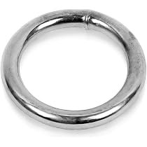 Cerceau En Métal METALLIXITY Anneaux En Acier Inoxydable 304 (60mm OD 5mm Épais Anneaux Bijoux Acier Inoxydable