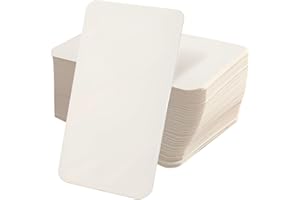 GTDOOCE 100 PCS Carte Vierge A6,Carte Blanche Cartonnée 10x15cm,Papier Carte De Visite Blanche pour DIY Graffiti Artisanat Parties Banquets Bureau Scolaires