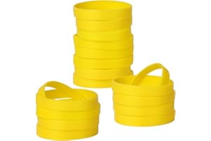 LVNRIDS Braccialetti elastici in Silicone 50 pezzi, 20.2 cm Riutilizzabile Braccialetti in Gomma per Uomo Donna, Bracciale Colorati per Feste, Eventi, Festival Musicali,Sport