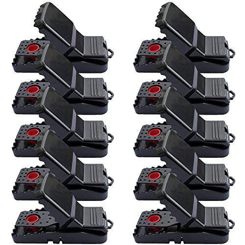 Preisvergleich Produktbild proheim Mausefalle Powersnap professionelle Schlagfalle im Sparpack mehrfach verwendbar Mäusefalle effektiv und hygienisch, Menge:10er Set