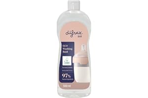 Difrax LOVI Nettoyant Biberon et Tétines - Liquide Vaisselle Biberon Bébé Hypoallergénique - pH Neutre - Détergent pour Produits Bébé - 500 ml