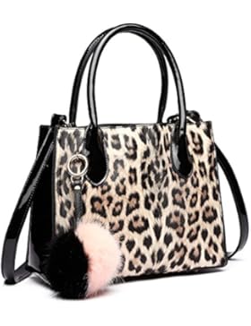 Miss Lulu PU-Leder Henkeltasche Handtaschen Damen Taschen Umhängetasche Top Griff