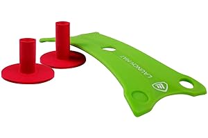 Masters Launch Rocket Mat Winter Rules Golf Mat Plus 2 Rubber Tees