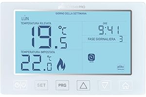 Plikc - Cronotermostato settimanale digitale - Neve (Neve PRO)