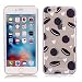 Produktbild iPhone 6S Plus 6 Plus Hülle, E-Unicorn Handyhülle Apple iPhone 6S Plus 6 Plus Hülle Transparent mit Muster Donut Herz Silikon Durchsichtig Tasche Ultra Slim Dünn TPU Bumper Schutzhülle Stoßfest Hochwertigem Zubehör Set Etui Schale Back Case Cover Rückseite