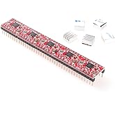 HALJIA Kit 5 Moduli A4988 Per Stampanti 3D - Driver Motore Passo-passo Con Dissipatori