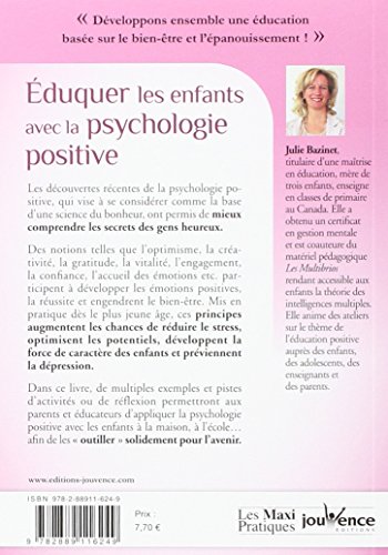 Book's Cover of Eduquer les enfants avec la psychologie positive : Pour les parents, enseignants et éducateurs