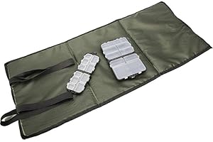 Luxylei Tapis De Décrochage Pliable Portable pour Pêche, 1 Ensemble Épais, Polyvalent, Tapis De Décrochage, Tapis D'atterrissage pour Carpe, Ensemble D'accessoires De Pêche