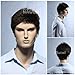 Produktbild (WG-SRT1168S-6)Short Straight Men Wig,Darkest Brown color. by Roxy Display