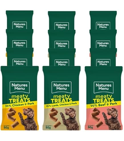 24 X 60g Natures Menu Gluten-free Natural Dog Treats - Bulk
