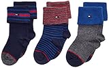 Tommy Hilfiger Unisex Baby TH BABY MILK CARTON COFFRET CADEAU 3P Striped Calf Socks